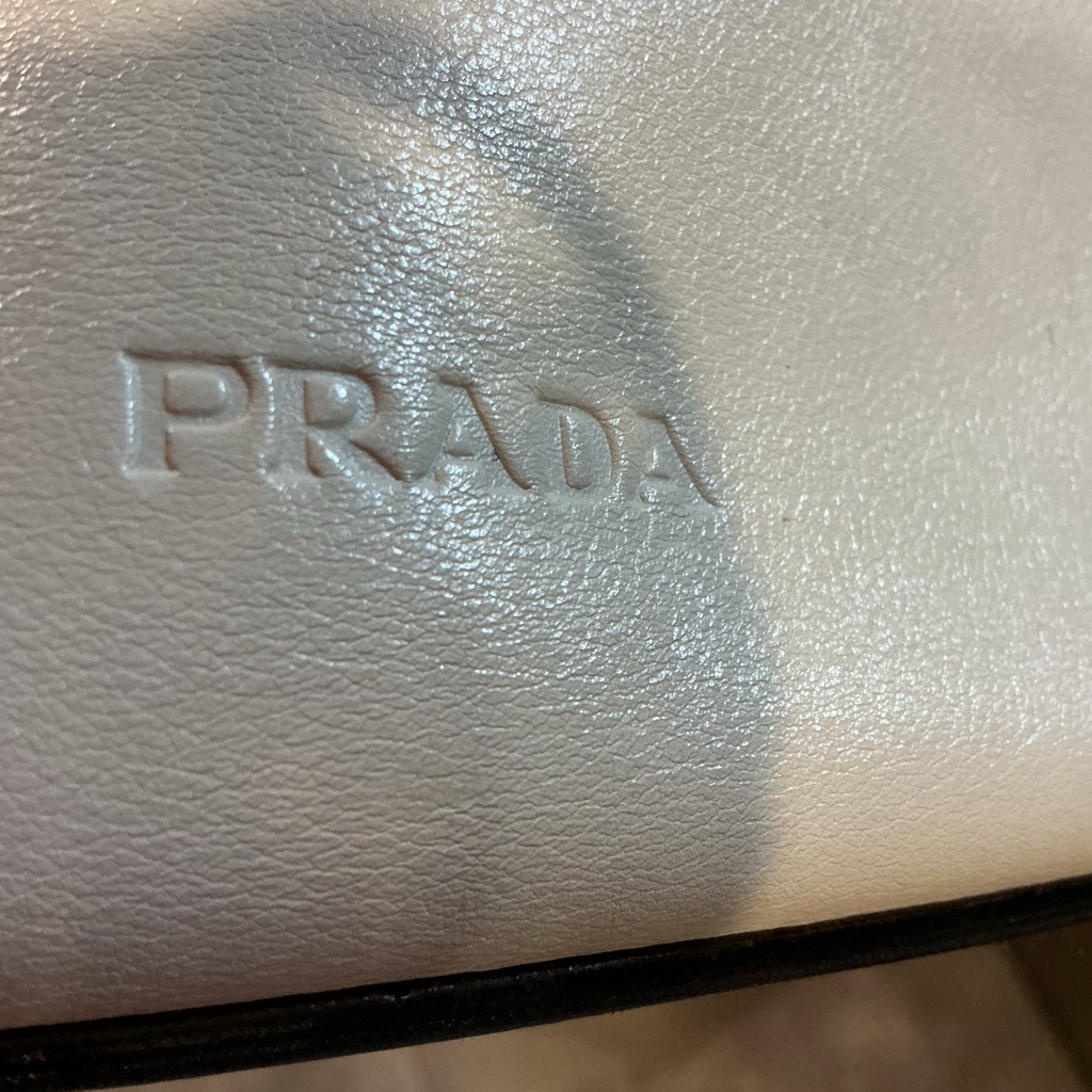 Authentic Rare Prada Shoulder Bag With Top Hook & Loop Closure